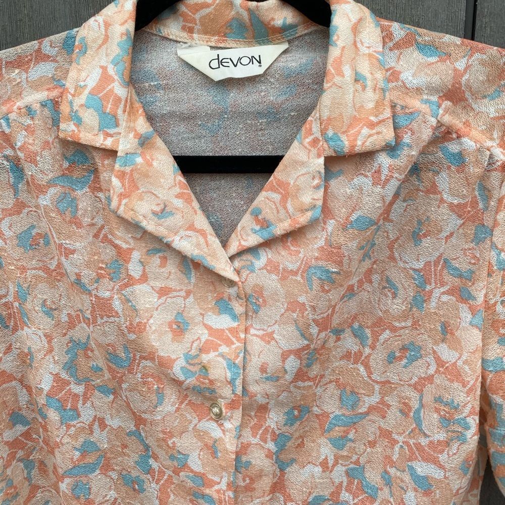 Vintage Devon Polyester Blouse - image 2